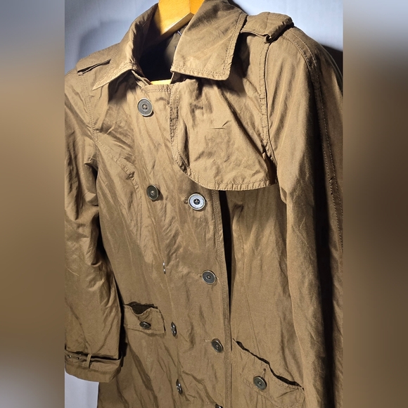 Mossimo Trench Coat Large In A Copper Brown Color Western Duster Style - Picture 7 of 9